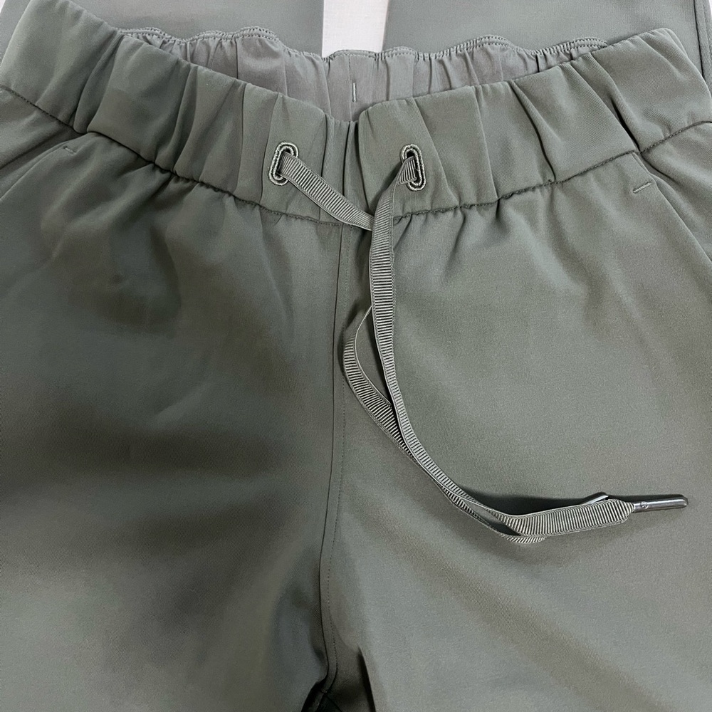 Olive Green Drawstring Pants